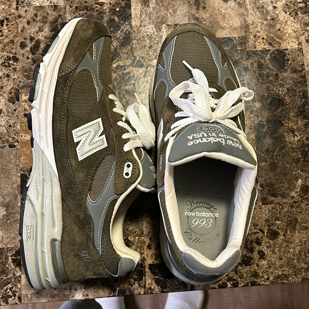 New Balance 993 sz 10 EE Military Green